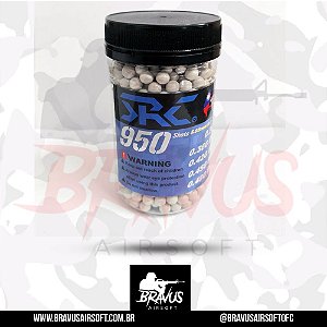 BBS MUNIÇÃO  AIRSOFT 0.43G 950UN - SRC