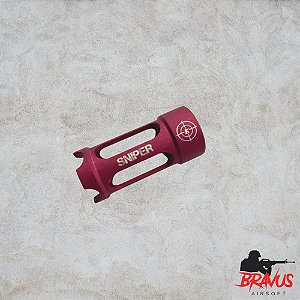 FLASH HIDER 43MM VAZADO - SNIPER
