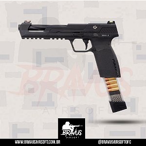 PISTOLA AIRSOFT GBB PIRANHA SL BLACK – G&G