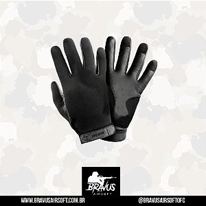 LUVA TÁTICA MODELO NEO NEOPRENE E COURO - FELINE