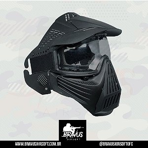 MÁSCARA AIRSOFT FULL FACE E VISEIRA - BRAVUS AIRSOFT