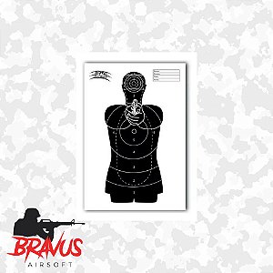 ALVOS DE PAPEL BANDIDO 2 - LEÃO MODELISMO