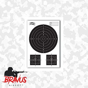 ALVOS DE PAPEL 300MM - LEÃO MODELISMO