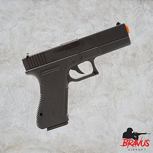 Pistola Airsoft Full Metal Glock Spring Vigor GK-V20 - LojaDaCarabina