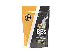 BBS PARA AIRSOFT TRACER  0,25G (SACO 1.000 BB’S) - ROSSI