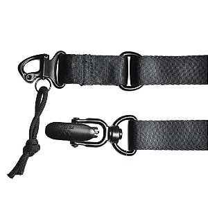 BANDOLEIRA TÁTICA 1 Ou 2 PONTOS 1,4m Nylon Clip AVB