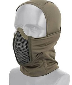 BALACLAVA MICROFIBRA C/ PROTEÇÃO UV E TELA DE RPOTEÇÃO - VERDE OLIVA
