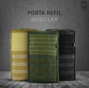 PORTA REFIL MODULAR - VERDE OLIVA