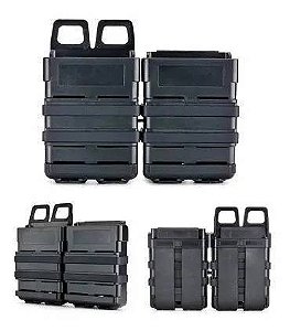 Porta Mag 556(m4) Rígido Duplo Modular - PRETO