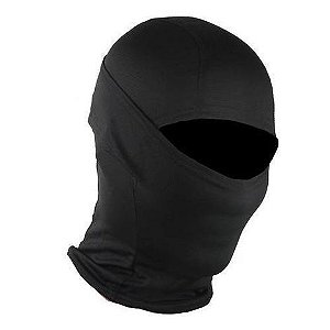 Balaclava Microfibra Escamoteavel - Preta