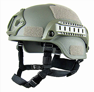 Capacete Tatico Militar Verde