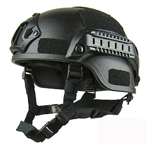 Capacete Tatico Militar Preto