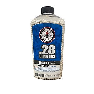 MUNIÇÃO AIRSOFT G&G BBS 0.28g – 5600 BBS