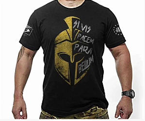 CAMISETA MASCULINA - SI VIS PACEM PARA BELLUM SPARTA - TEAM SIX