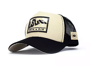BONÉ TRUCKER COBRA TAN - TEAMSIX - BON-TRU-003
