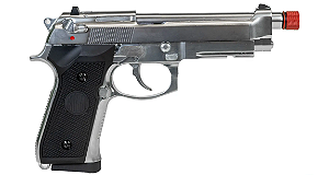 PISTOLA AIRSOFT ROSSI M92 SILVER GBB 6 MM