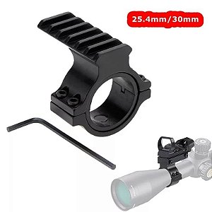 Mount Suporte Adaptador Com Trilho Picatinny 20mm Para Cano