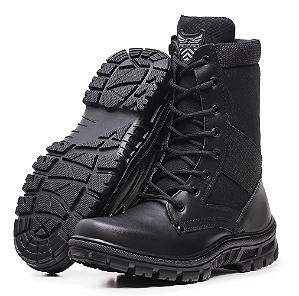 Bota Coturno Militar Acero Infantaria Preto