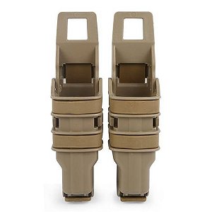 Porta Carregador Duplo Pistola Rígido Modular- Preto - TAN