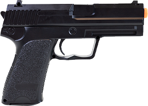 PISTOLA AIRSOFT VIGOR USP V23 METAL MOLA 6MM