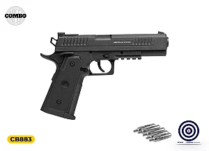 Pistola de Pressão Rossi 1911 Tatical Co2 4,5 mm