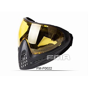 Máscara Dye FMA f1 Airsoft Lente Âmbar