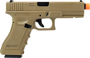 Pistola de Airsoft Green Gas Rossi V17 TAN GBB 6 mm