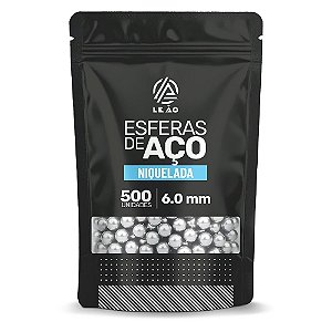 Esfera Metal Aço Níquel 6mm - 500 unidades