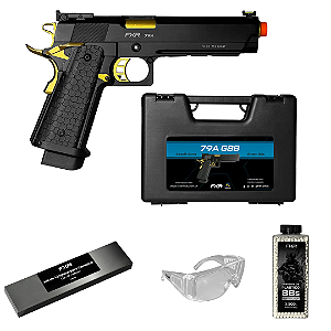 Pistola de Airsoft GBB Double Bell 1911 Hi-Capa 79A - 6mm