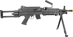 RIFLE AIRSOFT ROSSI LMG M249 LIGHT ELÉT. 6MM