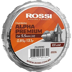Chumbinho Rossi Alpha Premium 5,5 mm (100 un)