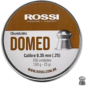 Chumbinho Rossi Domed 6,35 mm (250 un)