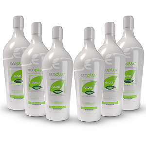 6 UNIDADES Progressiva Gloss Orgânico Ecoplus (6x1L) ATACADO