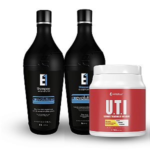 Combo Shampoo Evolutione + Máscara Disciplinante Evolutione + Máscara UTI Capilar