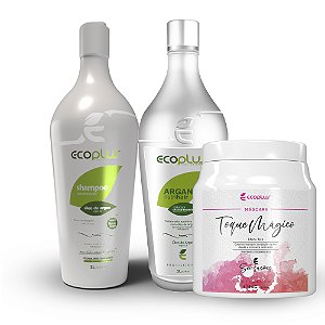 Combo Shampoo Argan + Máscara Disciplinante Argan + Máscara Sensações