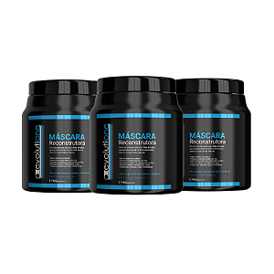 3 Unidades Máscara Reconstrutora Evolutione