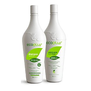 Kit Shampoo Argan 1l + Máscara Disciplinante Argan 1l