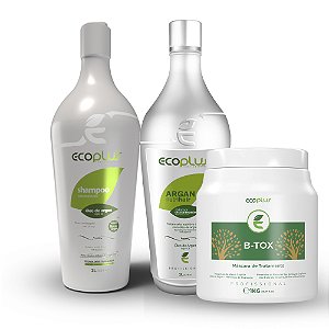 Combo Shampoo Argan + Máscara Disciplinante Argan + Máscara Reconstrutora Argan