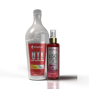 Combo Liso Mágico 200ml + Reconstrução UTI Capilar 1L