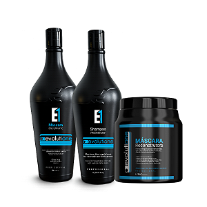 Combo Shampoo Evolutione + Máscara Disciplinante Evolutione + Máscara Reconstrutora Evolutione