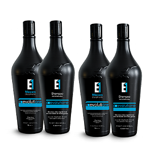 2 Kits Shampoo Evolutione + Máscara Disciplinante Evolutione