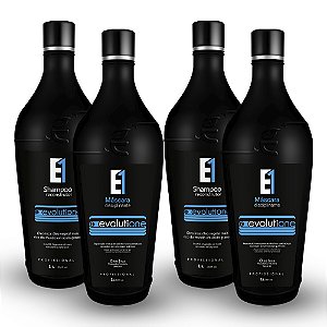 2 Kits Shampoo Evolutione + Máscara Disciplinante Evolutione