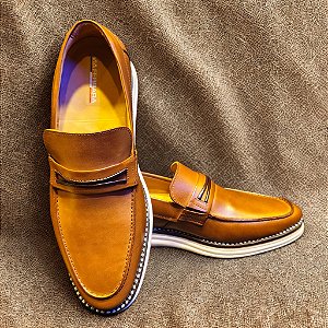 SAPATO CASUAL LOAFER TAN 14536