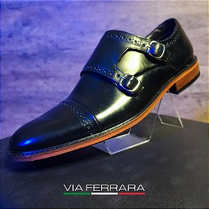 SAPATO SOCIAL MONK STRAP PRETO 60412