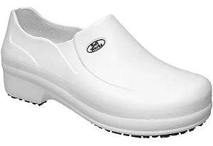 SAPATO ANTIDERRAPANTE SOFT WORKS BB65 SOLA DE BORRACHA BRANCO C.A 31898