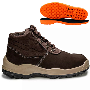 Bota De Segurança Bracol Nobuk Bico Pvc + Palmilha Anatômica