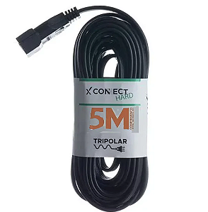 EXTENSÃO FIOLUX CONNECT HARD 5 METROS PRETA