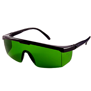 OCULOS DE SEGURANÇA KALIPSO  JAGUAR IR5  VERDE ESCURO  CA 10346