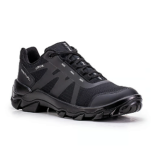 SAPATO DE SEGURANÇA ESTIVAL HB60001S1AB ALL BLACK BICO DE PVC COURO CA 47823