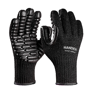 LUVA HANDEX ANTIVIBRAÇÃO HAND VIBRAX PRETA C.A 50250